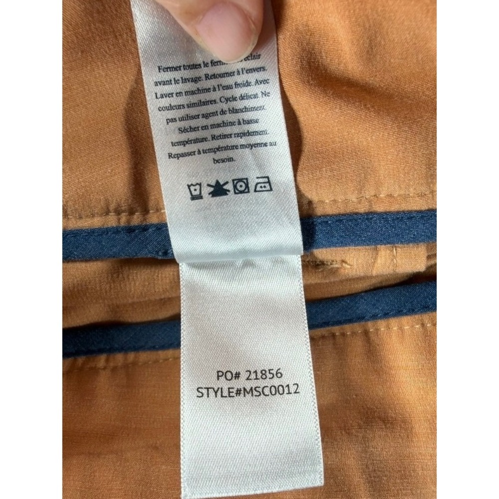 Faherty All Day Shorts Mens 36 Desert Tan Hybrid Stretch Swim Chino MSC0012 - Picture 4 of 10